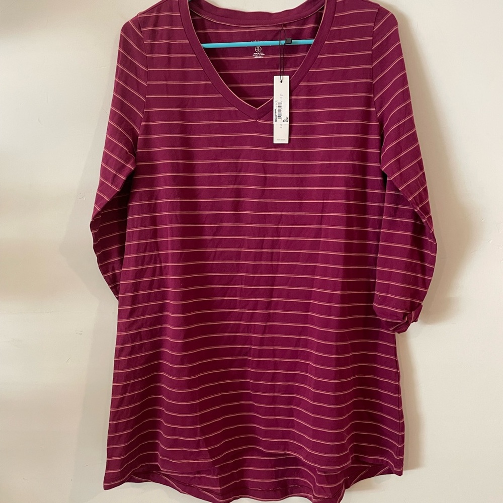Nordstrom Daniel Buchler Women Long Sleeve Shirt Size S/P